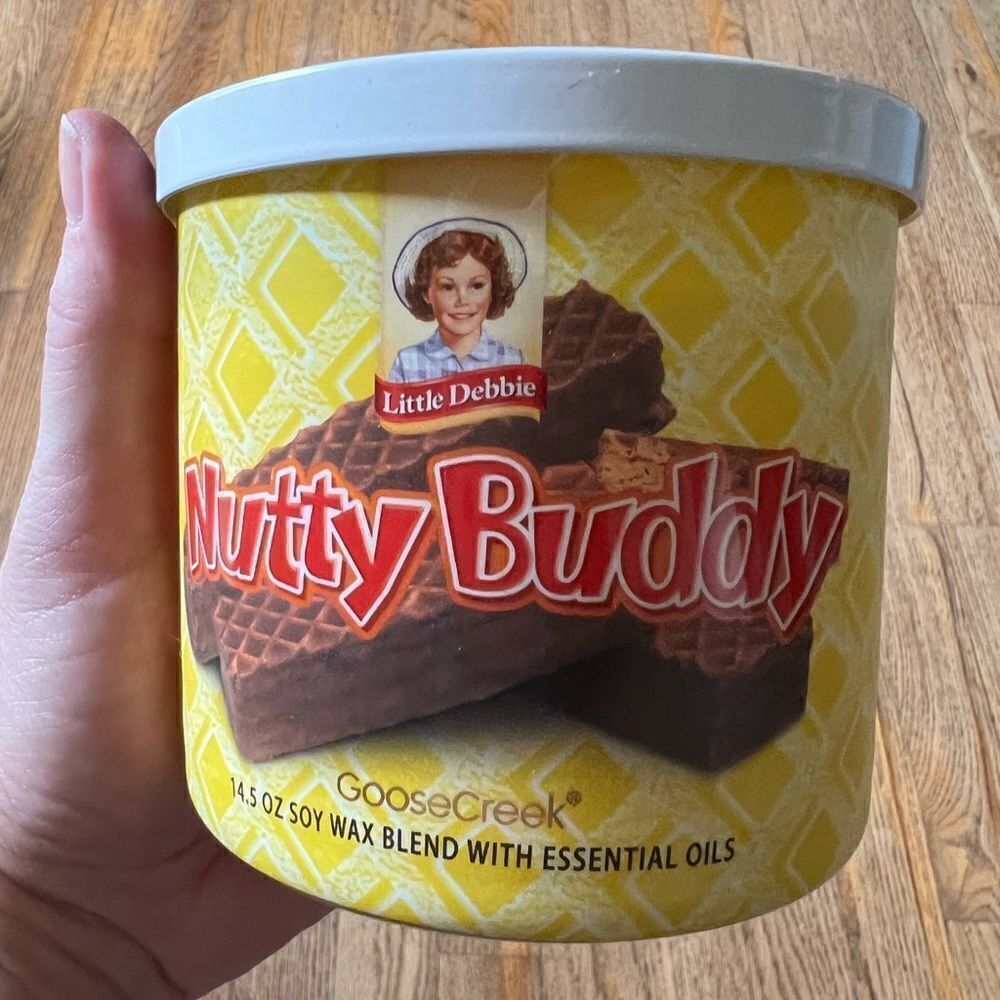 Goose Creek Little Debbie Lmtd Ed 3 Wick Candle Nutty Buddy 14.5oz